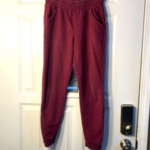 Cat & Jack boys pull on jogger sweats / maroon